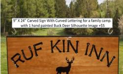 100% Hand-Crafted North Country Gift made locally in S. Jefferson County New York. Your NNY carved wood sign is sure to become a treasured family keepsake for years to come!.
Summer special: ~1 FREE hand-painted image with any sign order.
Prices start at