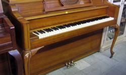 This is a Story & Clark piano in very good condition. This requires tuning and some minor attention and is a very high quality piano. The keyboard register in is excellent condition and the top (high) six or seven keys have a minor rattle that also needs