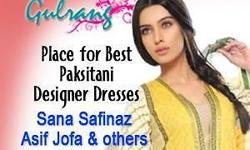 www.gulrang.com is an Online Boutique specialized in Pakistani Style Dresses. We provide you Best Pakistani Designer's Dresses and our value added services to get any of the dress custom-made to your exact size and changes in neck line, hem, sleeves etc