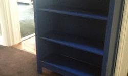 Blue Pottery Barn Bookcase
Great Condition
51" Tall x 13" Deep x 38" Wide
CASH ONLY-- make me an offer