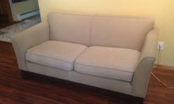 Sofa and Loveseat Set from Pottery Barn.
In good condition.
Can be sold individually.
Sofa: $150.00
Loveseat: $100.00
But willing to sell together for only $200.00.
Cash only. Pickup only.