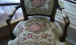 Great conditions two arms chair, tapestry fabric, french natural Nail heads.$590.00.we delivery.
This ad was posted with the eBay Classifieds mobile app.