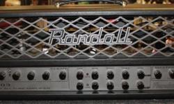 New Old Stock, discontinued model. Perfect condition.
All-tube 50W amp head offering a vast range of tones, with a user-friendly bias section to swap tubes quickly and easily.
The Randall RT503H tube amp head from the RT series is an extremely flexible,