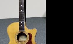 Rare 2003 Taylor 414CE-L4 Limited Edition Acoustic Electric Guitar w/Case
This is a one-of-a-kind acoustic guitar! The Taylor Limited Editions are hard to find guitars with world class appointments. This is a 414CE with Indian Rosewood back and sides
