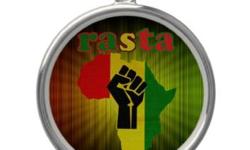 Round Sterling Silver-Plated Necklace.
Rasta with the Black Power fist over Africa. Red Gold and Green Rasta colors. Great gift for a Reggae fan.
To get your Rasta Black Power Africa necklace copy the link below to your browser and go to my online store.