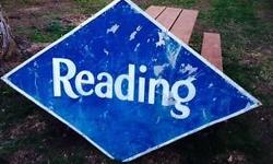READING SIGN IN VERY GOOD CONDITION .