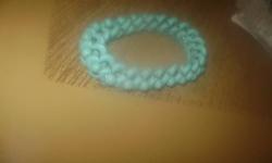 beautiful real turquoise bracelet, chinese import, stretches to fit all wrists
if you are interested contact me at email [email removed]