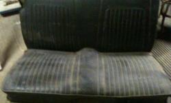 VERY REAR FOLD DOWN BACK SEAT FOR A 67,68,69 CAMARO. IF YOU OWN A CAMARO YOU CAN HAVE SOMETHING THAT VERY FEW HAVE. I HAVE OWNED THIS FOR OVER THIRY YEARS AND HAVE NOT SCEEN ONE ANYWHERE. THIS SEAT LOOKS AND WORKS LIKE THE OLD FORD MUSTANG REAR FOLD DOWN