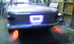fits 1 and 3/8- 2 and 3/8ths pipes.. you get two of them. must buy both will not seperate and price is firm. picture of them lit up- they dont shoot flames the camera caught it this way at nite. pick up in holley or brockport. no monday pickups in