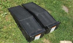 heres a like-new set of "RHINO RAMPS"plastic car ramps..rated @ 3k # each,(6k/pair)please call