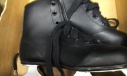 Selling these like-new Riedell ice skates. They're about 8 years old, used only a couple of times. The blades probably need sharpening, but otherwise in excellent condition. Skates come with the blade shields. Call, email or text if interested.