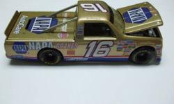Ron Hornaday Jr. #16 Napa Gold 1997 Chevy Race Truck Bank. Limited Edition 1 of 3500, 1:24-scale, Die Cast Metal, Made by Action Performance Collectables. In factory origional packaging. Were selling for $59.95 now $24.00!!! Email or call Action