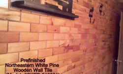 Our wooden wall tiles are easy to install and are availqble in both prefinished and unfinished. Price depends on the kind of wod. 100% wood tile adheres to any smooth surface using construction adhesive(liquid nails) and meadures 3" x8" and our te is
