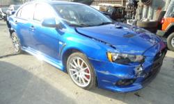 Body Type: Sedan
Miles: 40K
Damage Type: SIDE
Title Type: Salvage title
Price: $13,700.00 USD
Description: SALVAGE REPAIRABLE , EVOLUTION , AWD, RUNS & DRIVES , AIRBAGS INTACT. For more information and immediate assistance, please call +1-718-991-8888