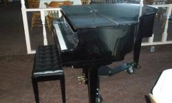 This is a beautiful Samick Baby Grand Piano for sale. The piano is ebony in color. I am asking $6500 obo. This piano is in Excellent Condition, gently used and is ready for a new home! The piano bench is also included. Piano is tuned and ready to be