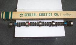 General Kinetics stock replacement cams ( flat tappet hydraulic ) for 283 - 400cid SB Chevy. These are New in the box. Email or call Action Performance 631-737-7100. CHECK OUT OUR FACEBOOK PAGE FOR MORE SPECIALS AND VIDEOS.