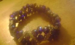 Stunning schwarski crystal bracelet - deep purple/blue,incredible sparkle
if interested ...email me at [email removed]