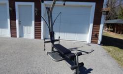 great condition Schwinn Comp Bowflex. includes extra 100 lb expansion (two 50 lb rods).
