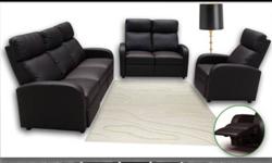 SELLING BRAND NEW 3PC COUCH SET SOFA/LOVE/CHAIR
P/U LEATHER
ALL SEATS RECLINE EXCEPT MIDDLE ON SOFA
GREAT BUY FOR HOME FURNISHING
FREE SET UP AND DELIVERY
AVAILABLE IN WHITE OR DARK BROWN
PLEASE CONTACT JOHN @ 347-798-3446