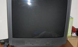 Sharp 32U-S60 32 CRT Television used with remote. Working TV great for a spare room or office.
Specs and further information on this model at the following link:
http://www.epinions.com/specs/pr-Sharp_32U_S60__Standard_Televisions
Pick up ONLY at private