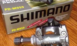 For use with Shimano single release mode cleats (SM-SH51). These have barely been used, and come in the original box, with instructions. This old dog tried for several weeks to get the hang of cleated pedals. I understand their technical operation. I