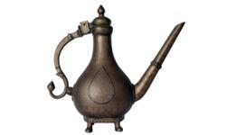 middle Eastern tea kettel very old all different things from all over the world