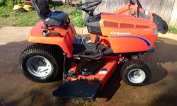 This has power steering,hydraulic lift,50 inch mower deck,hydro foot pedal drive,diff lock,snow thrower,cab,20hp v-twin motor,202 hours. Everything is in mint condition. Needs nothing! Give me a call (315)564-7671 thank you.
This ad was posted with the