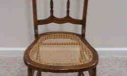 For offering is another recently recaned and refinished cane chair in excellent condition. Chair would be a great addition to any living room or family room, or for use at a desk.
Please direct all purchase offers or inquiries to (315)-668-7632 between