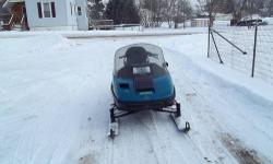 1994 Ski Doo Safari Deluxe has electric start, new hand warmers, engine completely rebuilt, track is in very good condition, has a two step seat with padded back rest. Asking $950.00. Email only with any questions