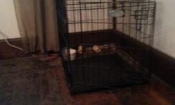 I have a small dog crate for sale. Great condition. $60 obo