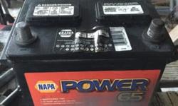 selling small top post battery NAPA brand Power 65 series
holds 12v state of charge was purchase a year ago asking $25.00
call or text
if you are reading this AD then is still available. Open to trades.