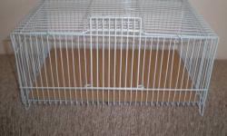 WELCOME TO PARROTLETAVIARY 'S LISTING!!!
WE NOW HAVE FOR SALE SPECIAL WIRE CARRIERS FOR A CHEAP PRICE.
THEY ARE CAGE WIRE TYPE CARRIERS WITH A SLIDING FRONT DOOR. THEY MEASURE APPROXIMATLY 11" X 5" X 7.5"
GREAT FOR TAKING YOUR PET TO THE VET OR TRAVELING