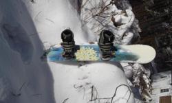 Young woman, girls snowboard. Size 6-7, perfect learning board. In good condition, used only a few times. Paid $250.00, this is a great buy at $50.00. Also have a pair of ice skates, (extra $10.00) could make winter package! Same size.