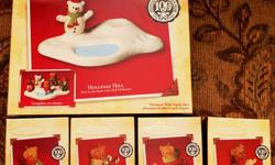LOT of 5 Hallmark Ornaments - Snow Cub Club Complete Collection
Hallmark Keepsake Christmas Ornaments:
1. Hollyday Hill
2. Wendy Woosh
3. Dexter Next
4. Gracie Skates
5. Calvin Carver
------------------New in Box-----------------
Handcrafted in 2002