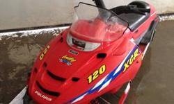 2004 polaris 550 super sport , project sled , engine blown , lots of spere parts, the rest of sled in great shape. brand new plastic skis, track studded . seat and suspension perfect . not many miles