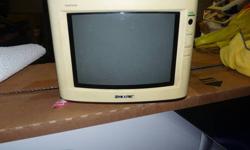 Sony 8" Trinitron Color TV $ 75 OBO
Runs on 120 volt AC or 12/24 volt DC
A/V input/output:
Includes bracket to mount under shelf/cabinet, remote,
and A/C power cord.