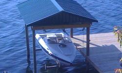 For Sale: 22 foot, 25th anniversary edition Stingray, Model 200 CS. The boat has a CD player, cabin with facilities, oven, and is a 200 horsepower fuel-injected V6 Mercury Cruiser. It is in practically mint condition with very low hours. It has been