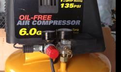 I have a gently used bostitch air compressor for sale. Compressor has never been used commercially, just regular home owner use only. It runs smooth, cycles on off as it's supposed to and builds air rather fast. Only reason for selling is that I have a