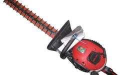 STAR 24" Gasoline Hedge Trimmer
?Make: STAR
?Engine Type: Air cooled
?Strokes: 2
?Displacement: 22.5 cc
?Power: 650W
?Horsepower: 0.9 HP
?Fuel Capacity: 500 ml
?Blade length: 24"
?Carburetor Type: Manual Fuel Pump
?Max. Speed: 9000+-500rpm
?Sound Pressure
