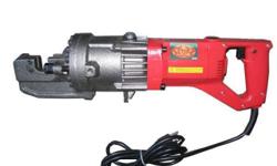 STAR #6 Hydraulic Rebar Cutter
?Make: Star
?Model: #6
?Size: 0.8? (20 mm)
?Voltage: 110 V
?Frequency: 60 Hz
?Max Cutting: 0.8?
?Min Cutting: 0.16?
?Cutting Speed: 3.0 Seconds
?No Load Power: 850 W
?Net Weight: 28 lbs
?Overall Size: 20? x 5? x 6?
Packing: