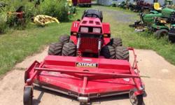  
This has a 25hp 3 cyl. Gas kubota motor,72 inch mower deck,power steering,hydro drive,hydraulic lift,4 wheel drive. Runs and works perfect! Give me a call (315)564-7 6 71 thank you.
This ad was posted with the eBay Classifieds mobile app.