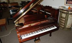 This Steinway M has been completely restored by top Steinway technicians, with years of experience at the Steinway factory in NY. It has a new soundboard, pin block, strings, American Steinway action, and has been beautifully refinished. It is an amazing