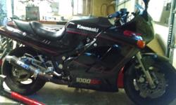 1987 Kawasaki gpz1000rx vintage very fast.fastest production bike in 1987.1000rx rate bike not a scratch.piped and jetted no restrictions.shipped straight from Japan.see.inq.only .garage kept plasticts perfect.24 valve dual overhead can. Two carbs.600$