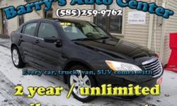 **Get a FREE 2 Year Unlimited Mileage Warranty!!**
Don't spend $30,000 on a brand new Chrysler 200!! This one has only 29k miles, its hardly even broken in yet! It has all the power options you want, and its super fuel efficient, for just $189/month! When