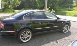 2002 VW PASSAT W8 4 MOTION, AUTOMATIC 4.0 LITER, ALL WHEEL DRIVE, CRUISE CONTROL, 123K, BLACK on BLACK, LEATHER INTERIOR, HEATED SEATS, POWER SEATS, POWER WINDOWS & LOCKS, SUNROOF, CD PLAYER, A/C, RIMS, RUNS FANTASTIC, IMMACULATE INSIDE AND OUT!!!
KBB