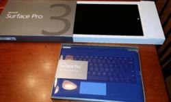 Surface Pro 3 64G with keyboard.
Never used...