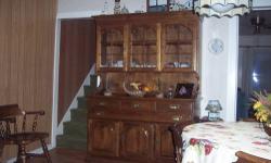 Well made Hutch no waferboard or cardboard this is made of real wood Call 315-232-4792 to see