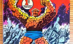 The Thing, Marvel Comics, 1983!
John Byrne truly worked his magic in the early issues of this series as Bashful Benjy reflects upon his amazing life!
Among other highlights in these issues: The Fantastic Four find out Franklin Richards is a Mutant,