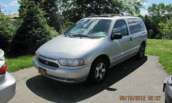 Condition: Used
Exterior color: Silver
Interior color: Gray
Transmission: Automatic
Fule type: Gasoline
Engine: 6
Drivetrain: FWD
Vehicle title: Clear
DESCRIPTION:
this is a 1999 nissan quest mini van good condition loaded run great asking $4000 but is