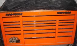 48 Inch x 24 inch x 28 inch Ridged gang tool box with spots to place locks, mint shape , like new I have 2 boxes pickup